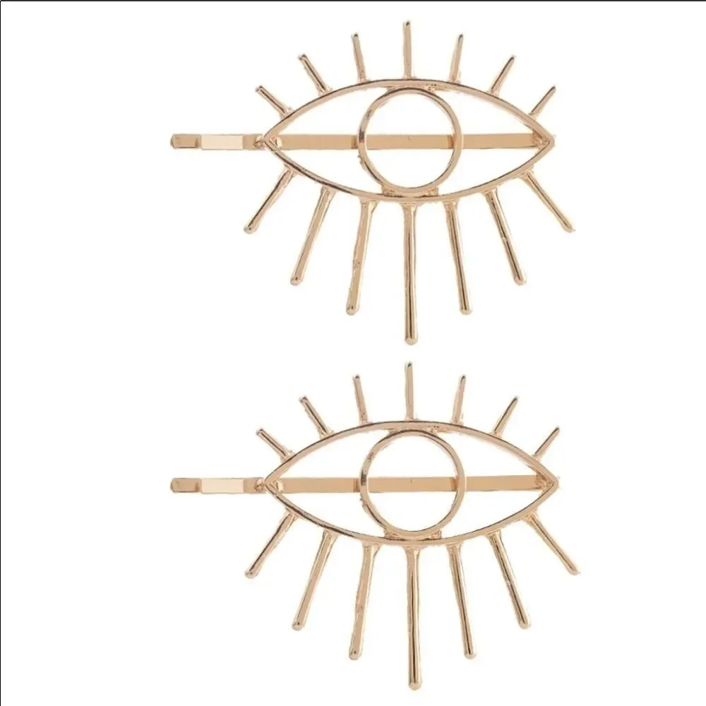 Hair Pin Nazar 🧿 Eye Zinc Alloy Gold color